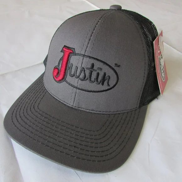 Justin Boots Accessories Justin Boots Snapback Adjustable Mesh